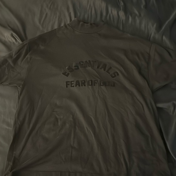 Oversized Essentials Turtleneck T-Shirt - Picture 1 of 2